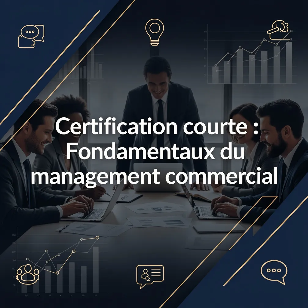Certification courte : Fondamentaux du management commercial